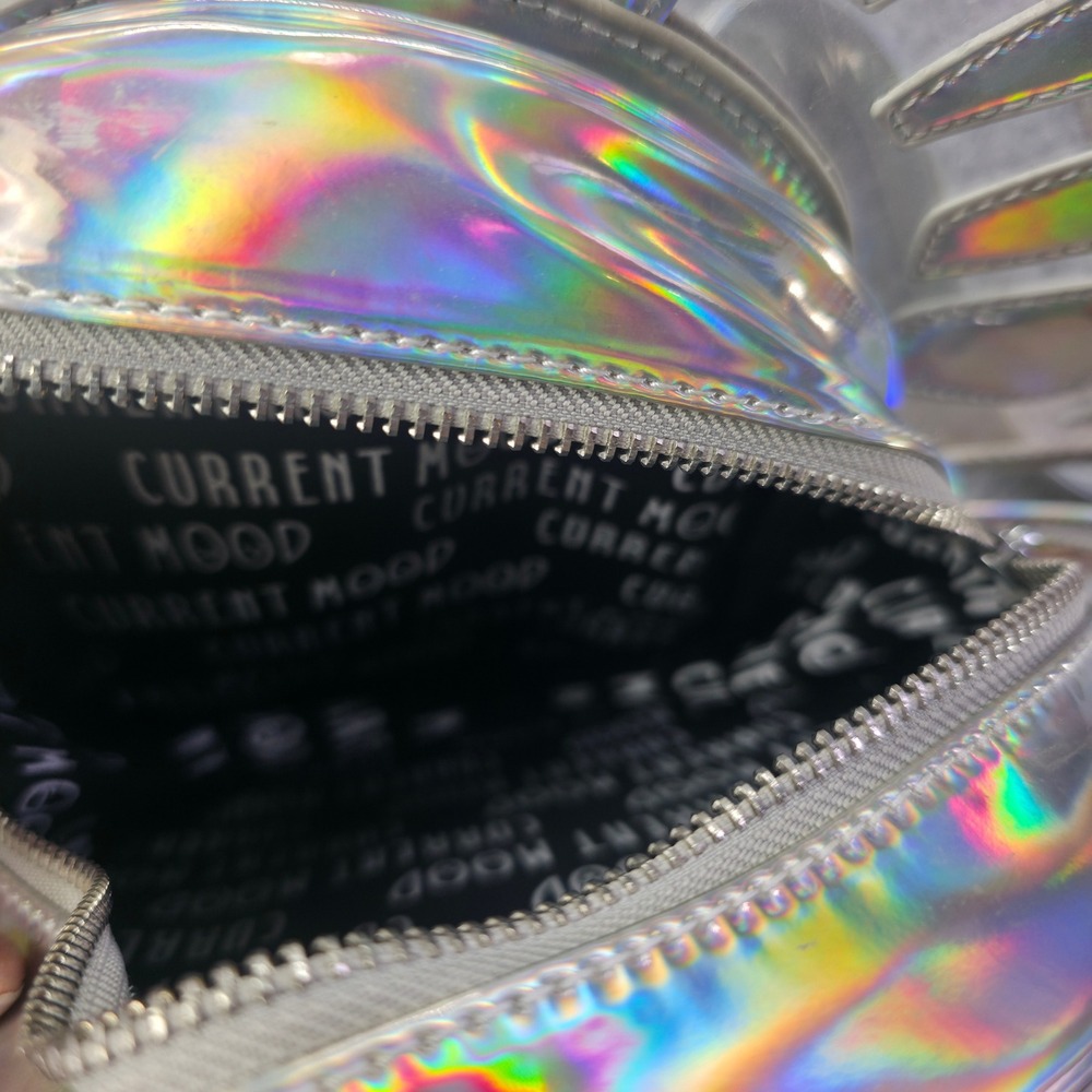 Current Mood Holographic Butterfly Wing Mini Backpack Iridescent Fairy Bag - Picture 7 of 14